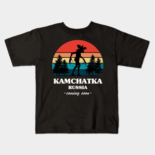 Demogorgon Kamchatka Kids T-Shirt by LanfaTees